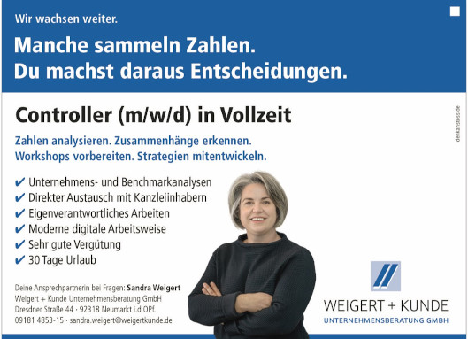 Stellenanzeige